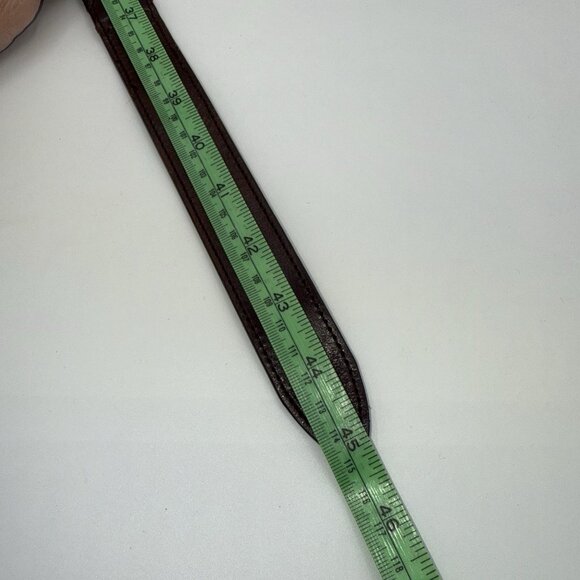 Columbia Sportswear Vegetable Tanned Bond Leather WovenBrown Belt Men's Size 38 - Picture 6 of 7